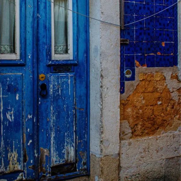 Blue Door Artwork artwork close up
