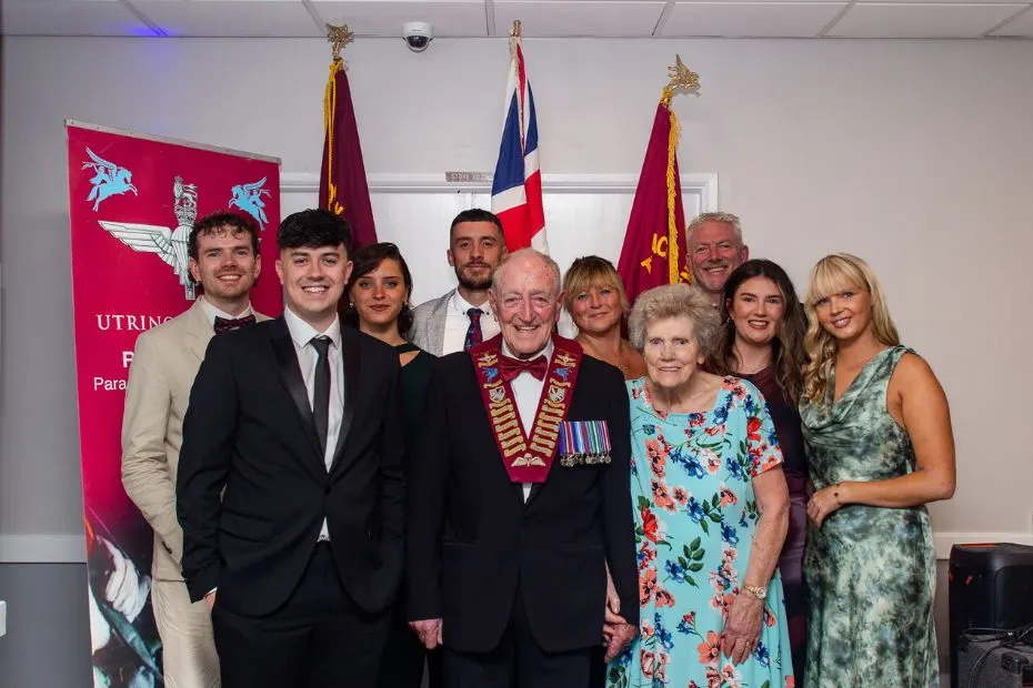 The Rochdale Parachute Regiment Association dinner guests